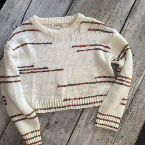Peach Love California Sweaters - Peach love California small sweater